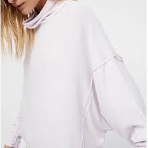 Free People, We The Free Almeda Sweater Top, Violet. - Picture 5 of 13